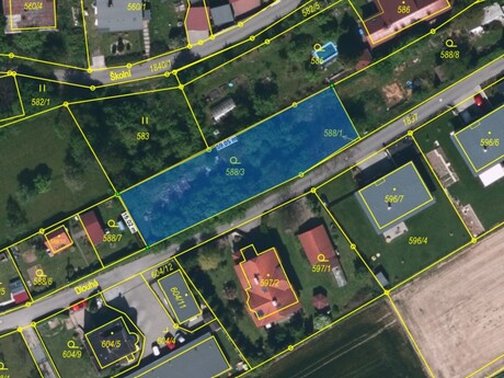 Prodáme stavební pozemek 900 m2, Markvartovice