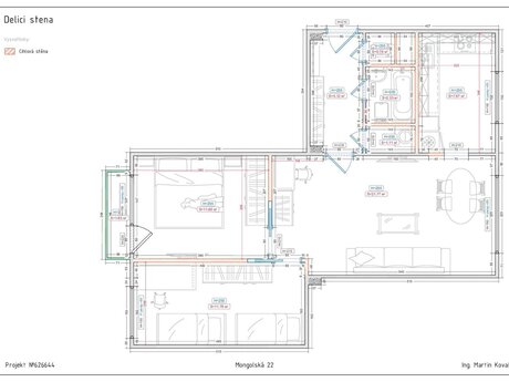 Pronájem bytu 3+1 a balkon, Mongolská, Ostrava
